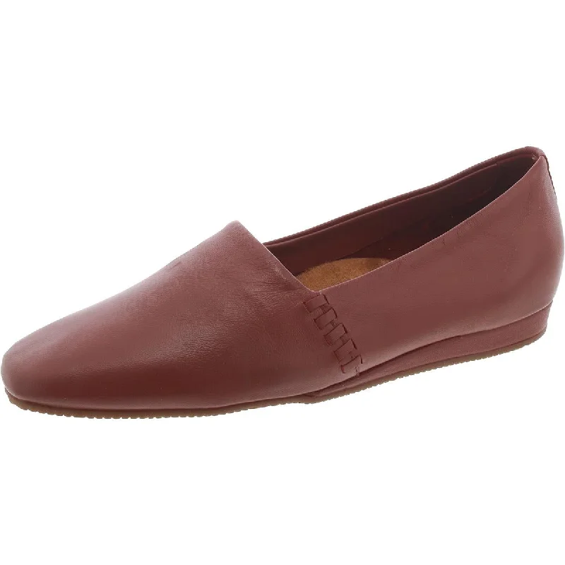 loafers for women with sleek, refined look -SoftWalk Womens Faux Leather Plain Loafers