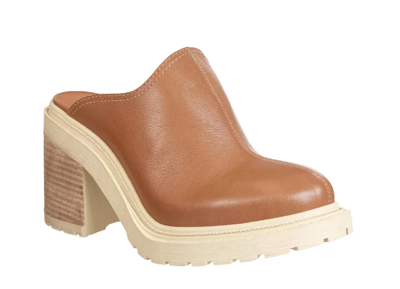 slippers for feet with arthritis-Rise Clog In Camel