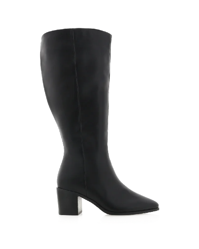 boots for wearing in snow and ice-GRANGER CURVE - BLACK