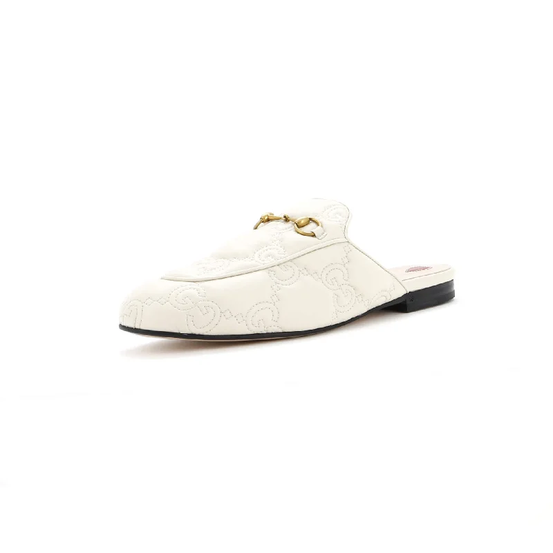 slippers with memory foam padding-Women's Princetown Mules Leather