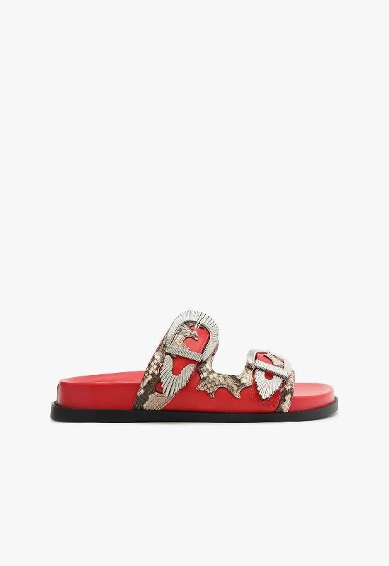 Stylish sandals with comfortable straps for relaxed outdoor gatherings -Harper Sporty Leather Sandal