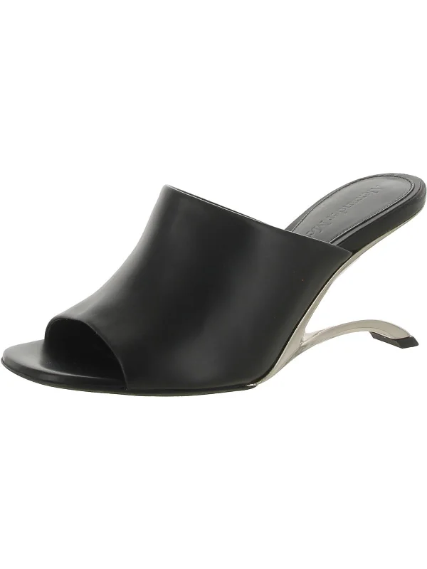 Womens Leather Mules