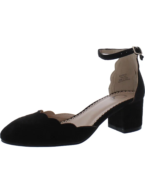 Womens Faux Suede Pumps