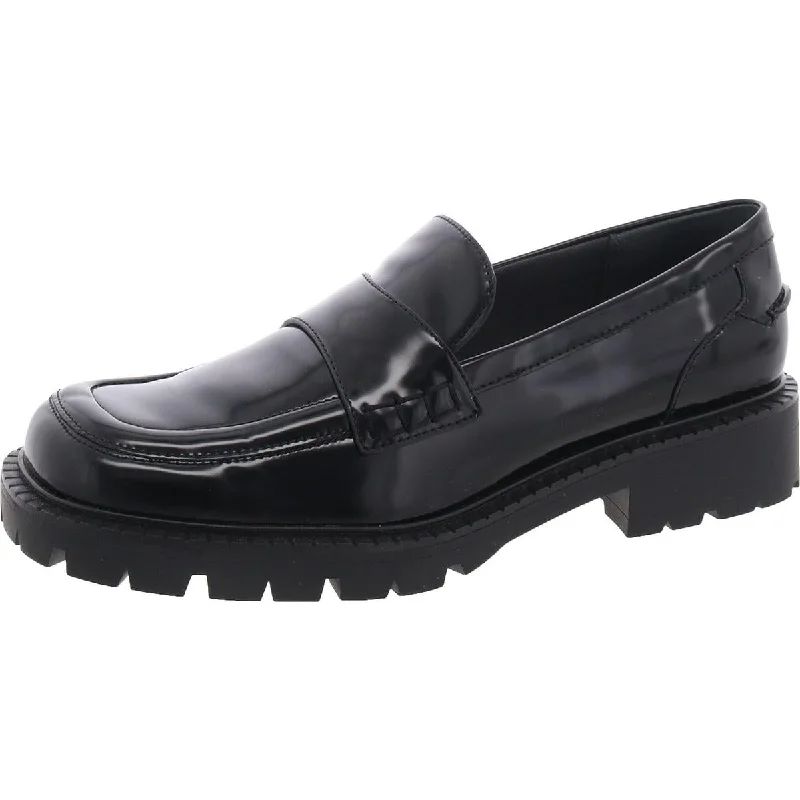 loafers for women with classic, versatile design -Sarto Franco Sarto Womens Darby Patent Slip-On Loafers