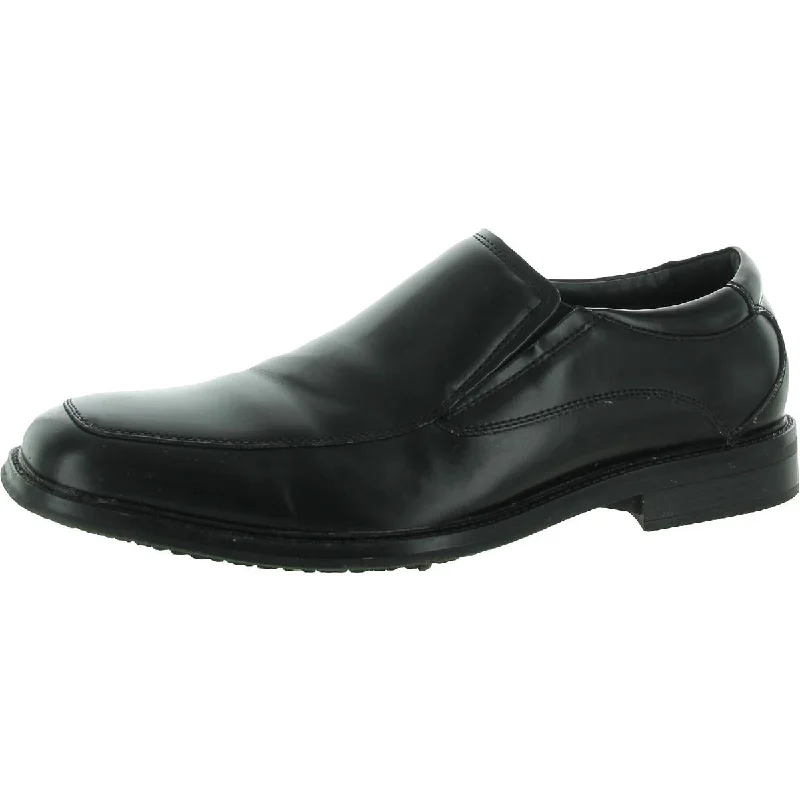 loafers for men with luxury leather feel -Dockers Mens Lawton Faux Leather Work Loafers