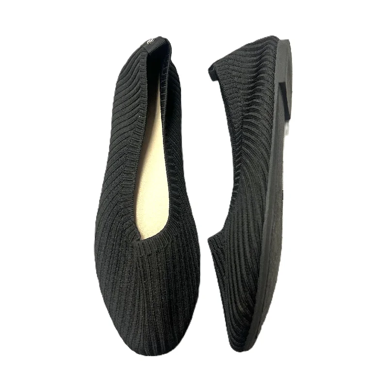 Comfortable flats shoes with stylish designs for work wear -Shoes Flats By Danskin In Black, Size: 7.5