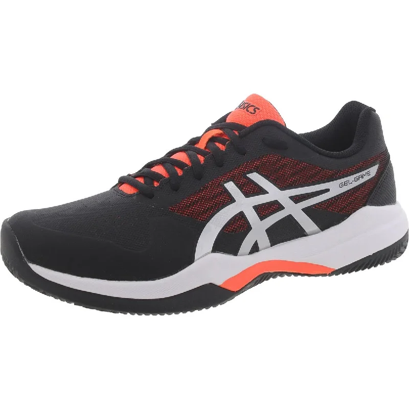 running shoes for cross-country trails -Asics Mens Leather Lace-Up Running & Training Shoes