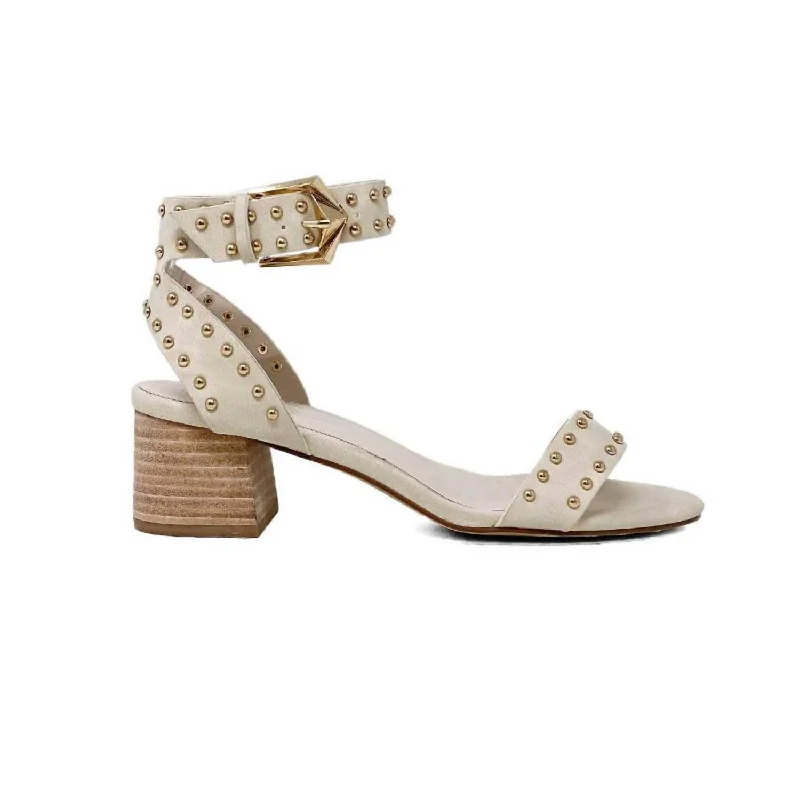 Hayes Heeled Sandal In Nude