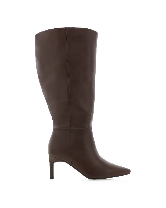 boots for protection from harsh conditions-HARLEN EXTENDED CURVE - BRUNETTE