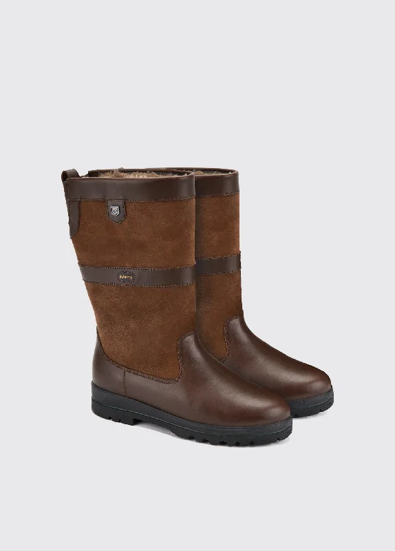 boots for snowy adventures with durable construction-Donegal Mens Country Boot - Walnut