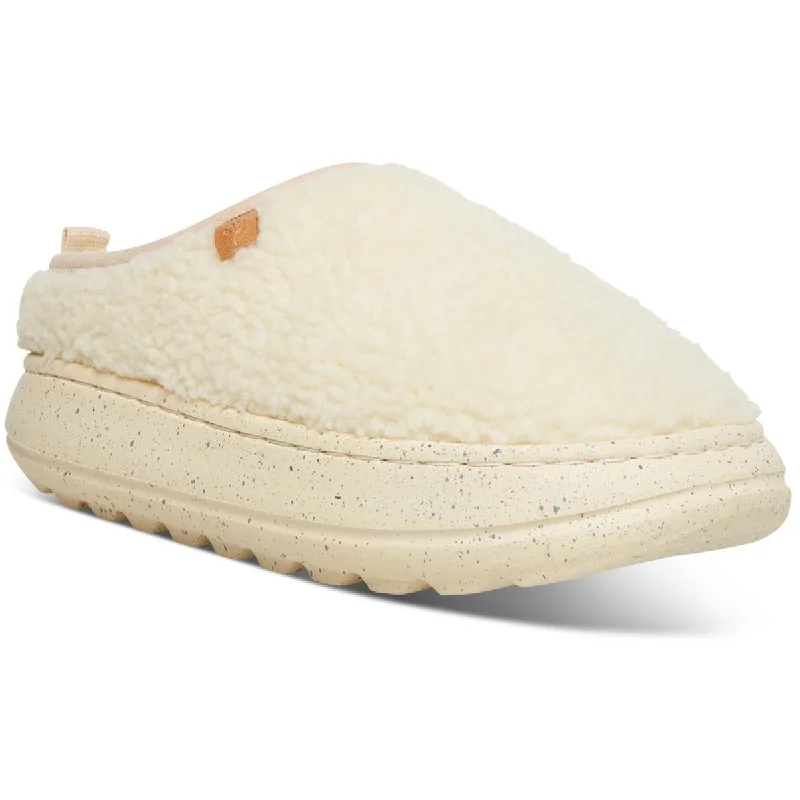 slippers for foot comfort during the winter-Buzz Womens Faux Fur Lined Slip On Mules