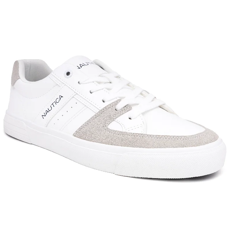 Nautica Mens Logo Lace-Up Sneaker