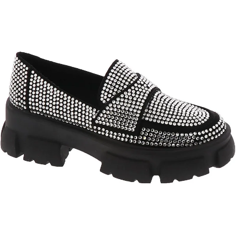 loafers for men with comfortable leather uppers -Steve Madden Womens Trifecta Fashion Loafers