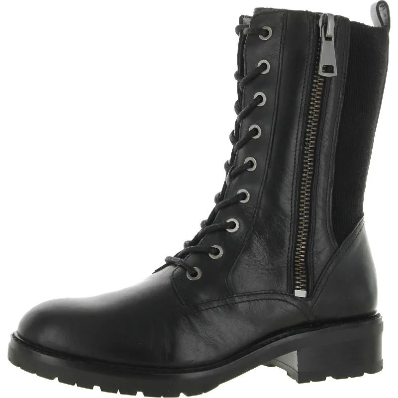 boots with extra traction for winter and fall-27 Edit Womens Camille Leather Mid-Calf Combat & Lace-up Boots