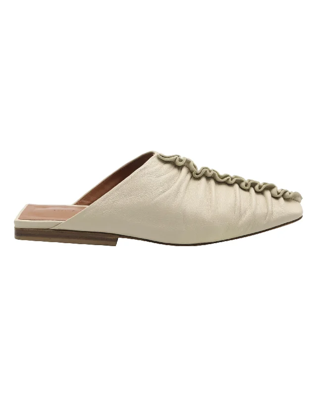 slippers for soothing aching feet-Rejina Pyo George Mule in Ivory Leather