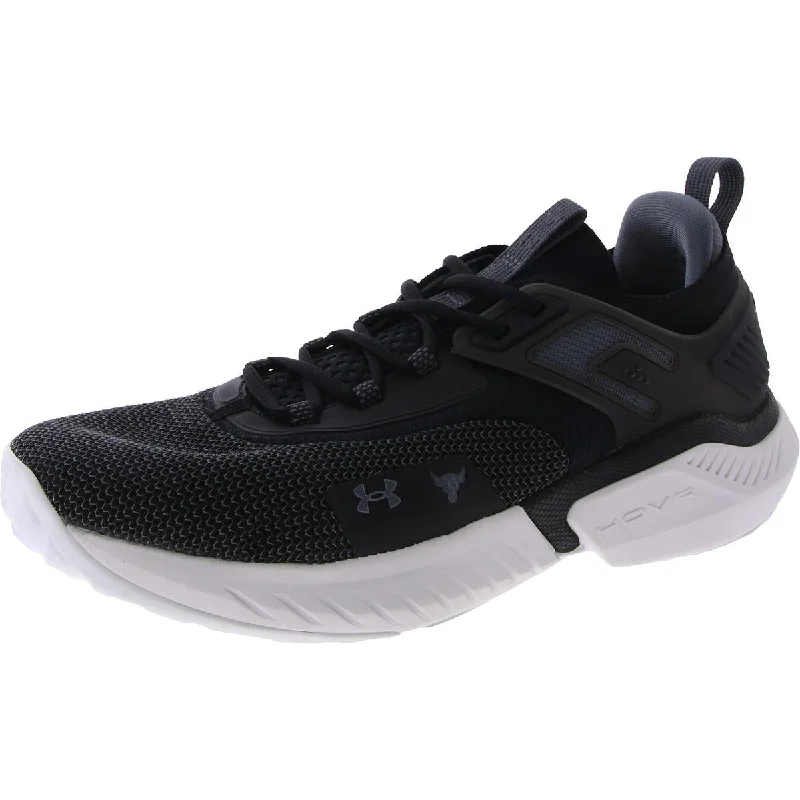 running shoes with energy return -Under Armour Mens Project Rock 5 Fitness Workout Running & Training Shoes