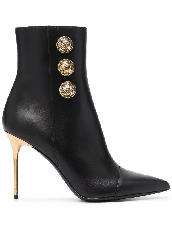 boots with adjustable fit for all-day comfort-BALMAIN Stylish 22FW Women Boots - Fashion Must-Have for 2024!