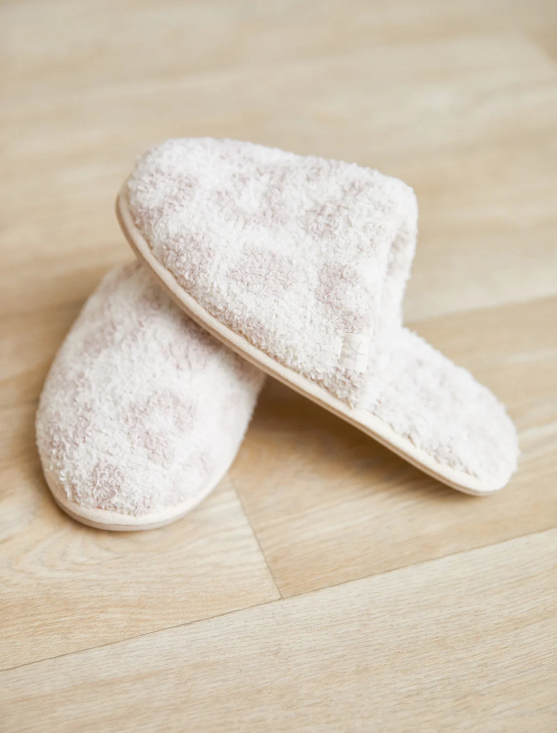 slippers with gel heel padding-Cream Stone Slippers