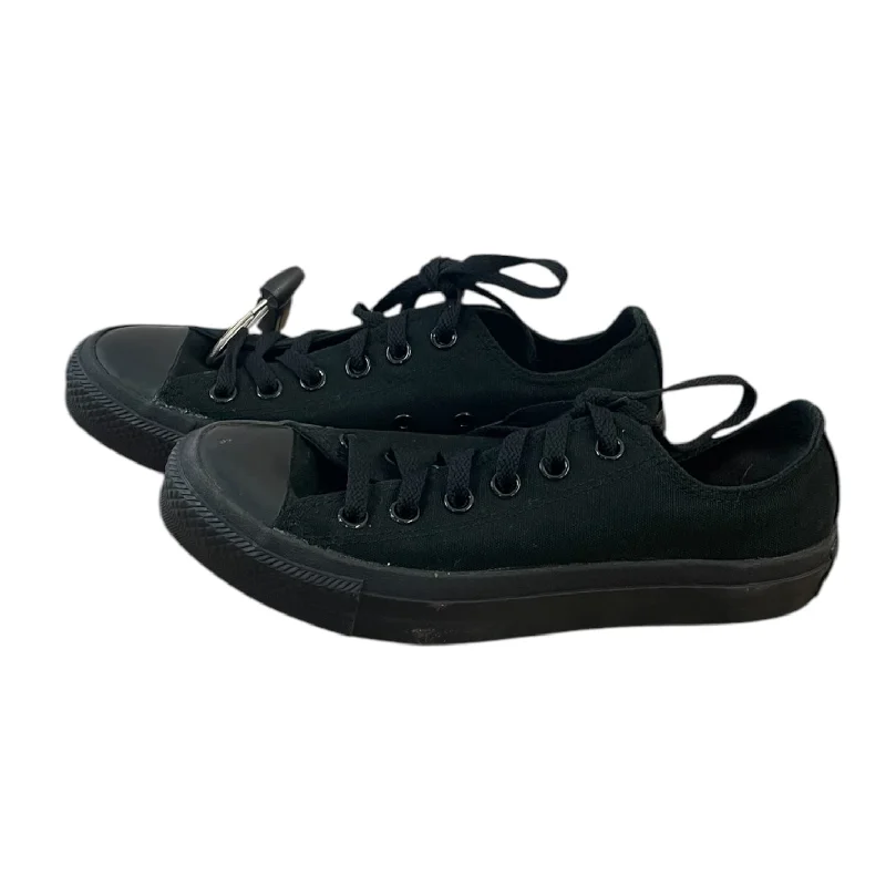 Flats shoes for women with removable footbeds -Shoes Flats By Converse In Black, Size: 7