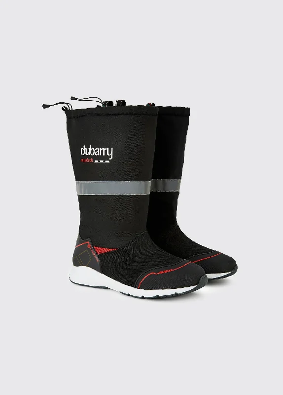 boots for winter use with a fashionable design-Valletta Men's Sailing Boot - Black