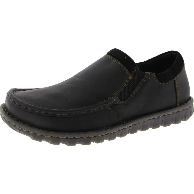 loafers for women with stylish, all-day wear -Born Mens Leather Round toe Loafers