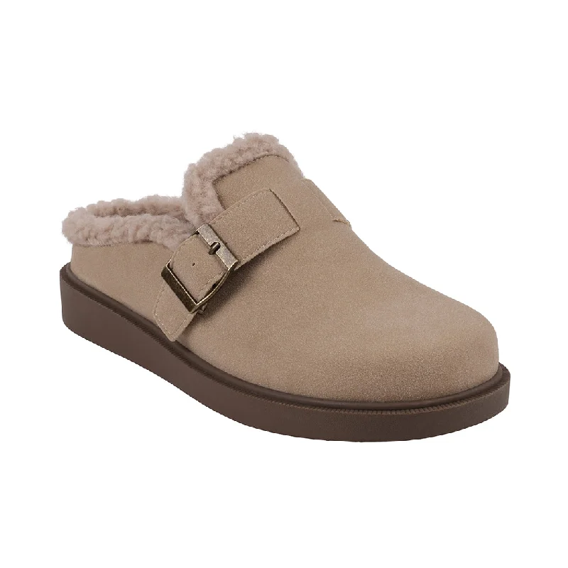 slippers with extra comfort for tired feet-Vallery Sand Mule Slippers: Chic & Cozy Autumn Essentials