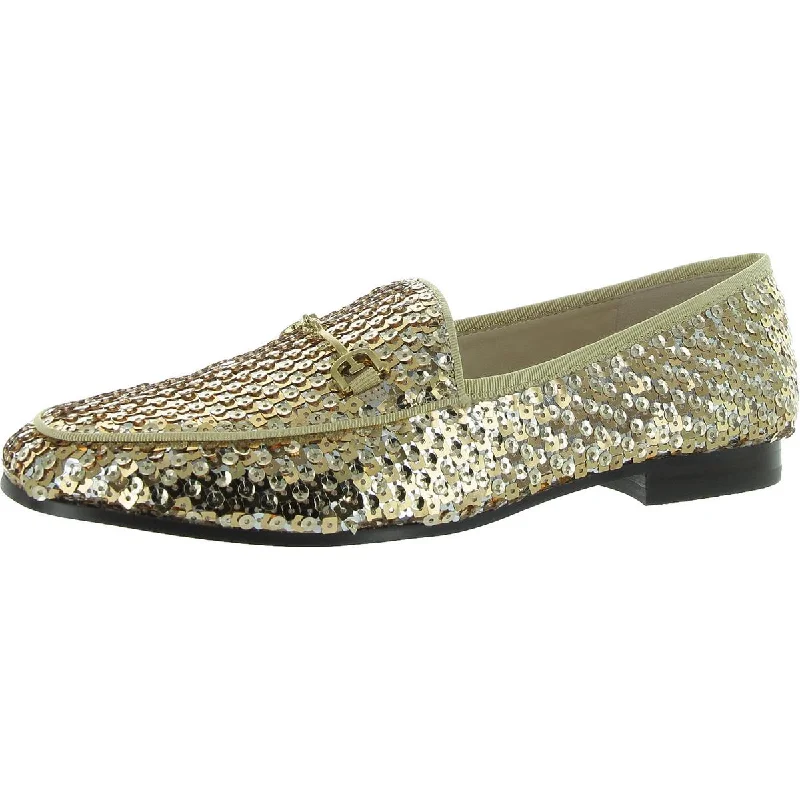 loafers for women with perfect mix of style and comfort -Sam Edelman Womens Loraine Octane Sequined Metallic Loafers