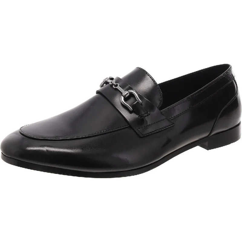 loafers for men with breathable materials for comfort -Aldo Mens Leather Slip-On Loafers