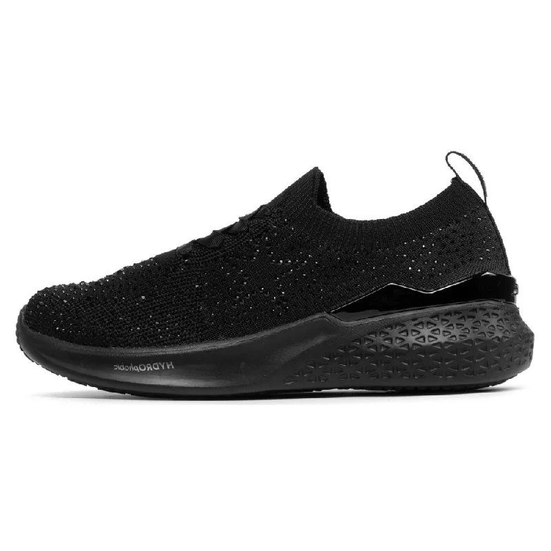 Ara Monticello Black Woven Stretch Sneaker (Women's)