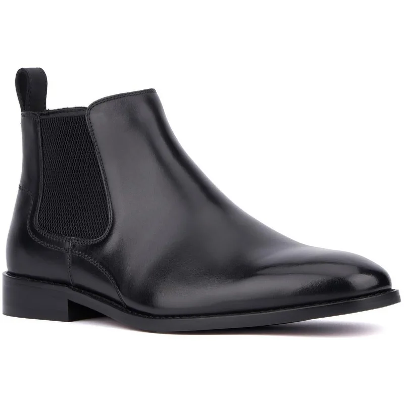 boots for protection in extreme winter conditions-Vintage Foundry Co. Mens Leather Ankle Chelsea Boots