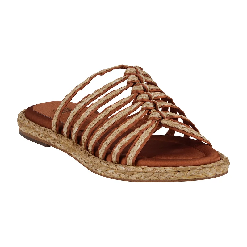 Trendy sandals with adjustable toe straps for the best fit -Phoenix Espadrille Strappy Flat Sandals