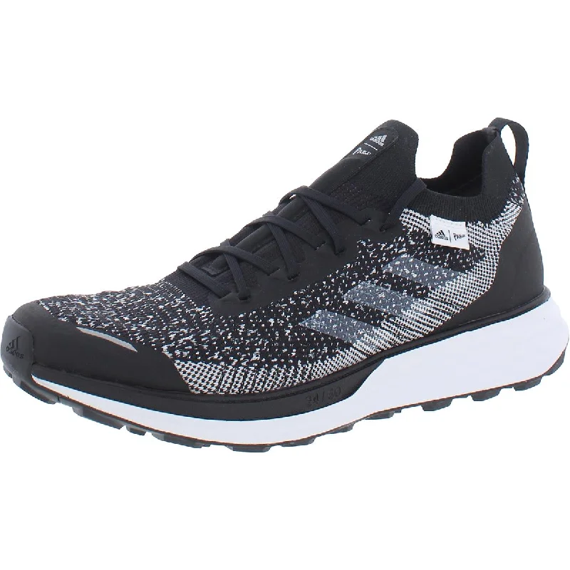 running shoes with high-tech cushioning -Adidas Mens Terrex Two Parley AP Fitness Running Athletic and Training Shoes