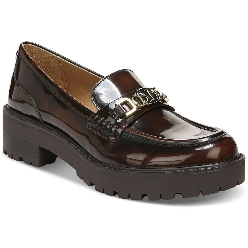 loafers for men with luxurious leather finish -Sam Edelman Womens TEO Leather Slip On Loafers