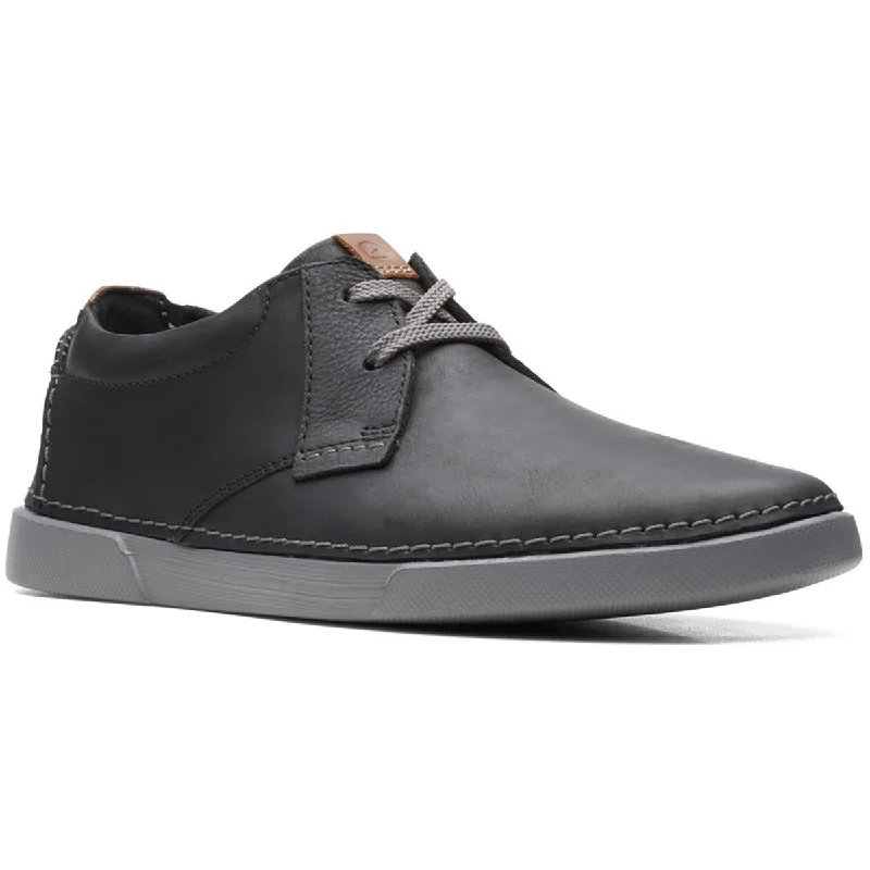 boots for winter wear with anti-slip soles-Clarks Mens Gereld Low Leather Lace-Up Chukka Boots