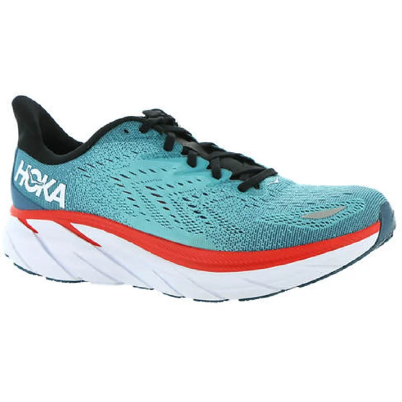 running shoes for ultimate running experience -Hoka One One Mens Clifton 8  Running Fitness Athletic and Training Shoes