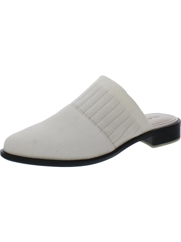 slippers for staying warm indoors-Auroratk Womens Leather Slip On Mules