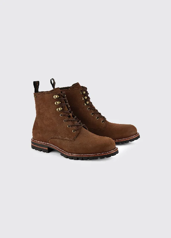 boots for rugged outdoor use in winter weather-Laois Ankle Boot - Walnut