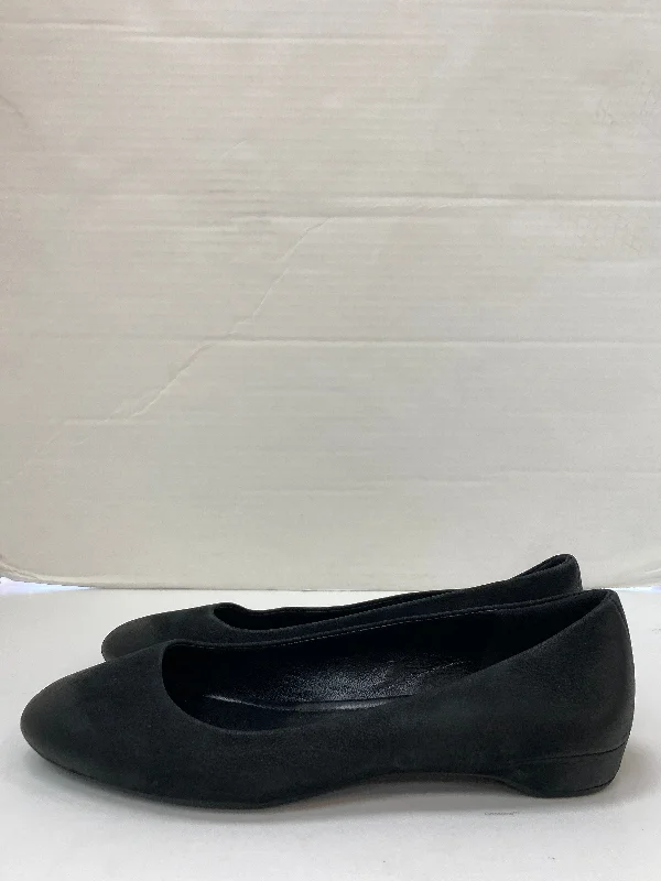 Casual slip-on flats shoes for summer -Shoes Flats By Ecco In Black, Size: 8.5