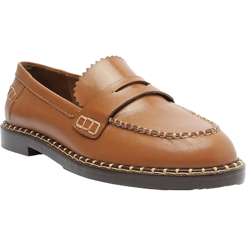 loafers for men with cushioned, supportive fit -Schutz Womens Christie Leather Slip On Loafers