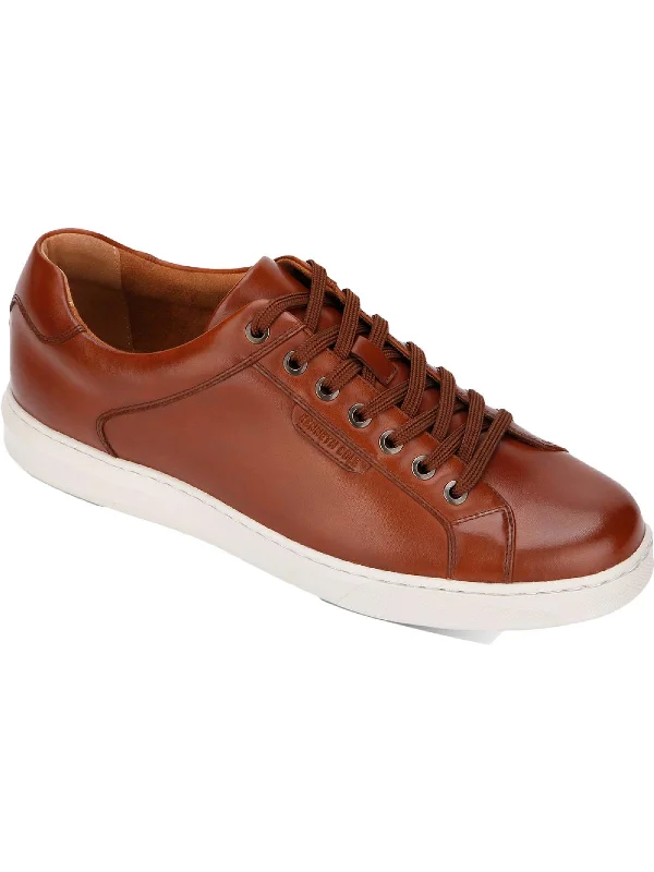 Liam Mens Leather Lifestyle Sneakers