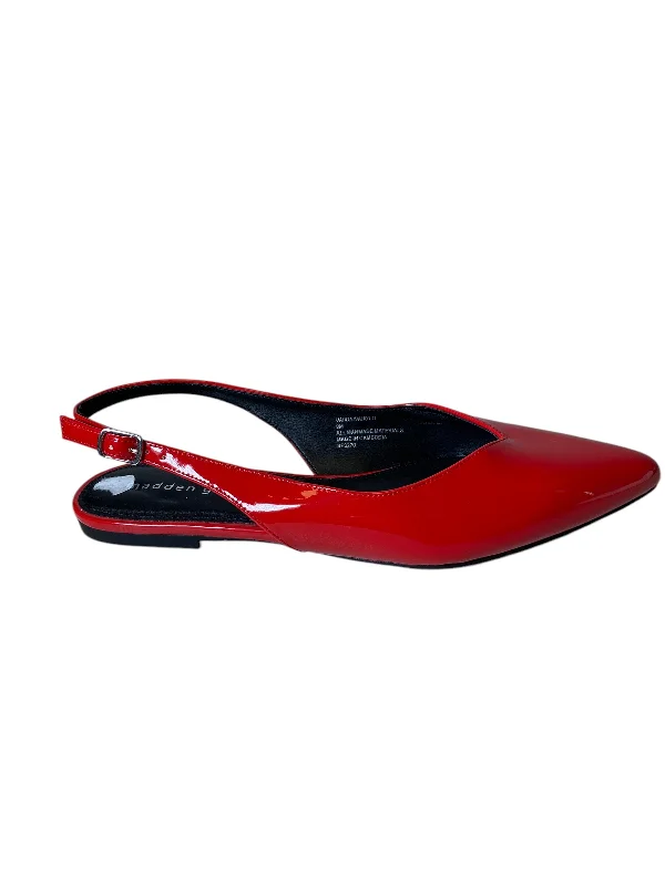 Stylish flats shoes for women with padded insoles for extra comfort.Shoes Flats By Wild Fable In Red, Size: 8.5