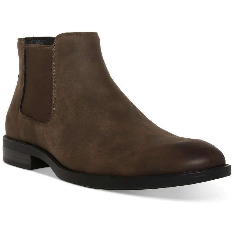 boots for outdoor winter hikes in snowy areas-Madden Mens Maxxin  Laceless Ankle Chelsea Boots