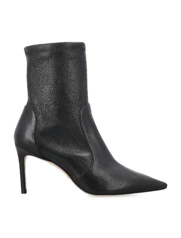 boots for high-performance outdoor activities-STUART WEITZMAN 85mm Stretch Ankle Bootie