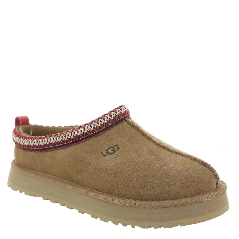 warm slippers for winter-UGG Unisex-Child Tazz Slipper, Chestnut