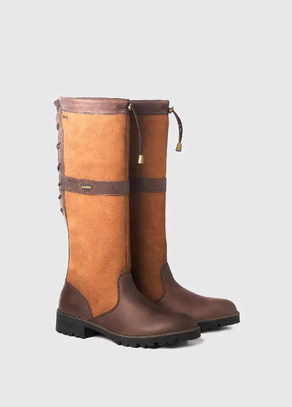 boots for keeping feet warm in snowy conditions-Glanmire Ladies Country Boot - Brown