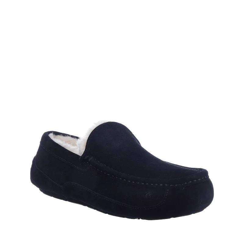 slippers for relieving foot tension and stress-UGG Men's Ascot Slipper, Black