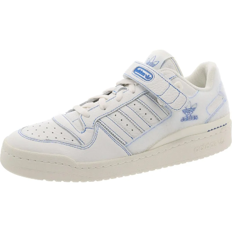 running shoes with soft insole -Adidas Mens FORUM LOW Leather Trainer Running & Training Shoes