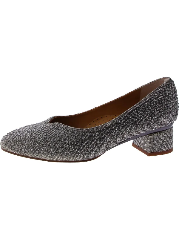 Bielle Womens Embellished Slip On Pumps