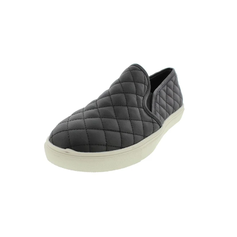 loafers with modern details for both men and women -Steve Madden Womens Ecentrcq Quilted Loafers