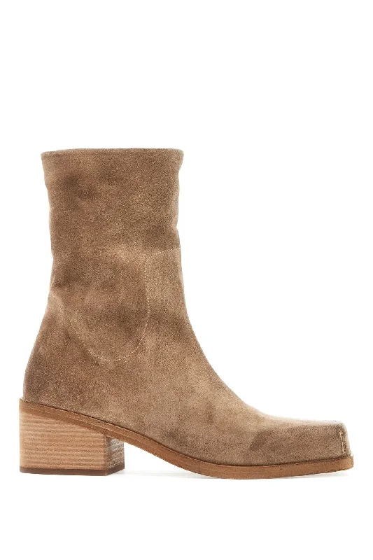 boots for high arch support during winter activities-MARSELL Cassello Suede Leather Boots